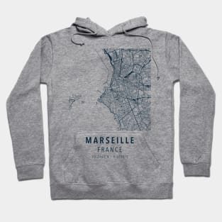 marseille simple map Hoodie